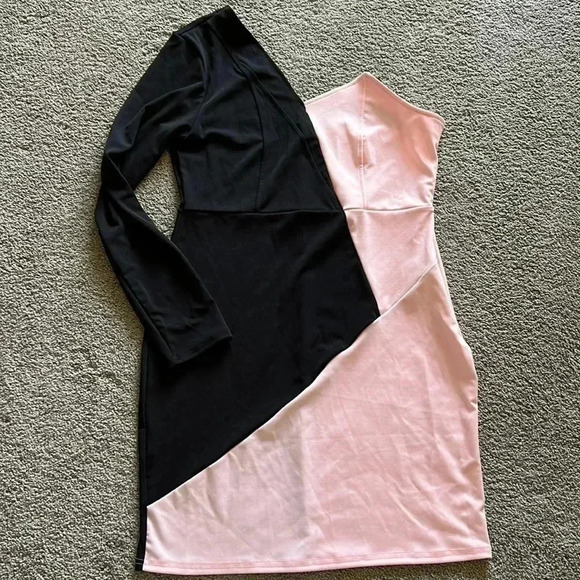 (13)Womens  color block dress - Picture 4 of 4